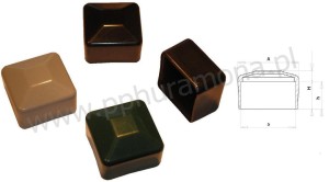 80x80 Nasadka  , zaślepka zewnętrzna - 1 sztuka