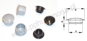 10 mm Zaślepka otworu technologicznego - 50 sztuk