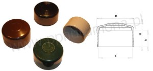 40 mm Nasadka  , zaślepka zewnętrzna 5 sztuk