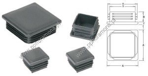 Zaślepka kwadratowa 20x20 mm - 10 sztuk