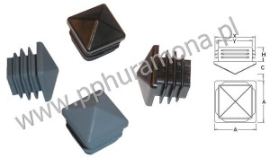 15x15 Zaślepka kopertowa  - 10 sztuk